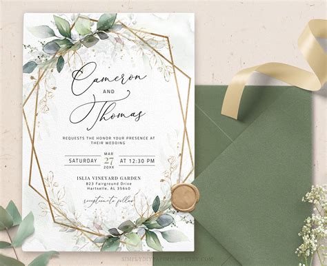 sage green wedding invitation background|Sage Green Wedding Invitation Vector Images .